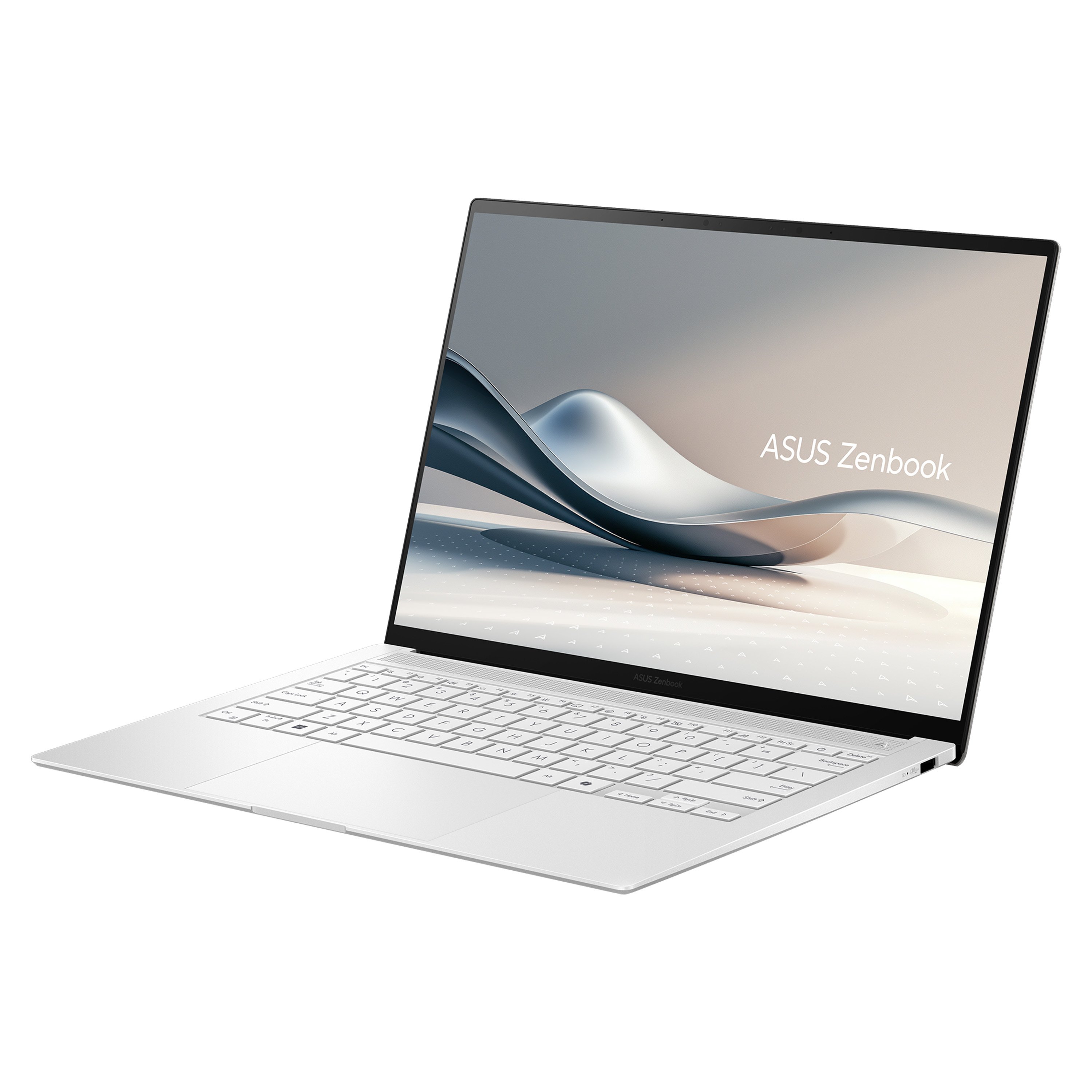 ASUS Zenbook S 14 OLED UX5406SA-PZ301W - Intel Core Ultra 9 - 288V / up to 5.1 GHz - Evo - Win 11 Home - Intel Arc Graphics 140V - 32 GB RAM - 1 TB SSD NVMe - 14" OLED touchscreen 2880 x 1800 (3K) @ 120 Hz - Wi-Fi 7, Bluetooth - scandinavian white
