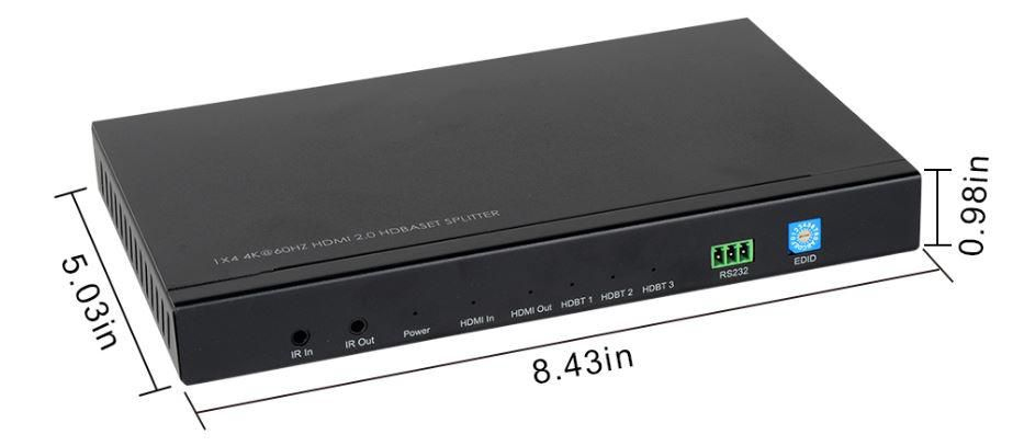 Microconnect MC-HB-104A AV extender AV transmitter & receiver Black – image 2
