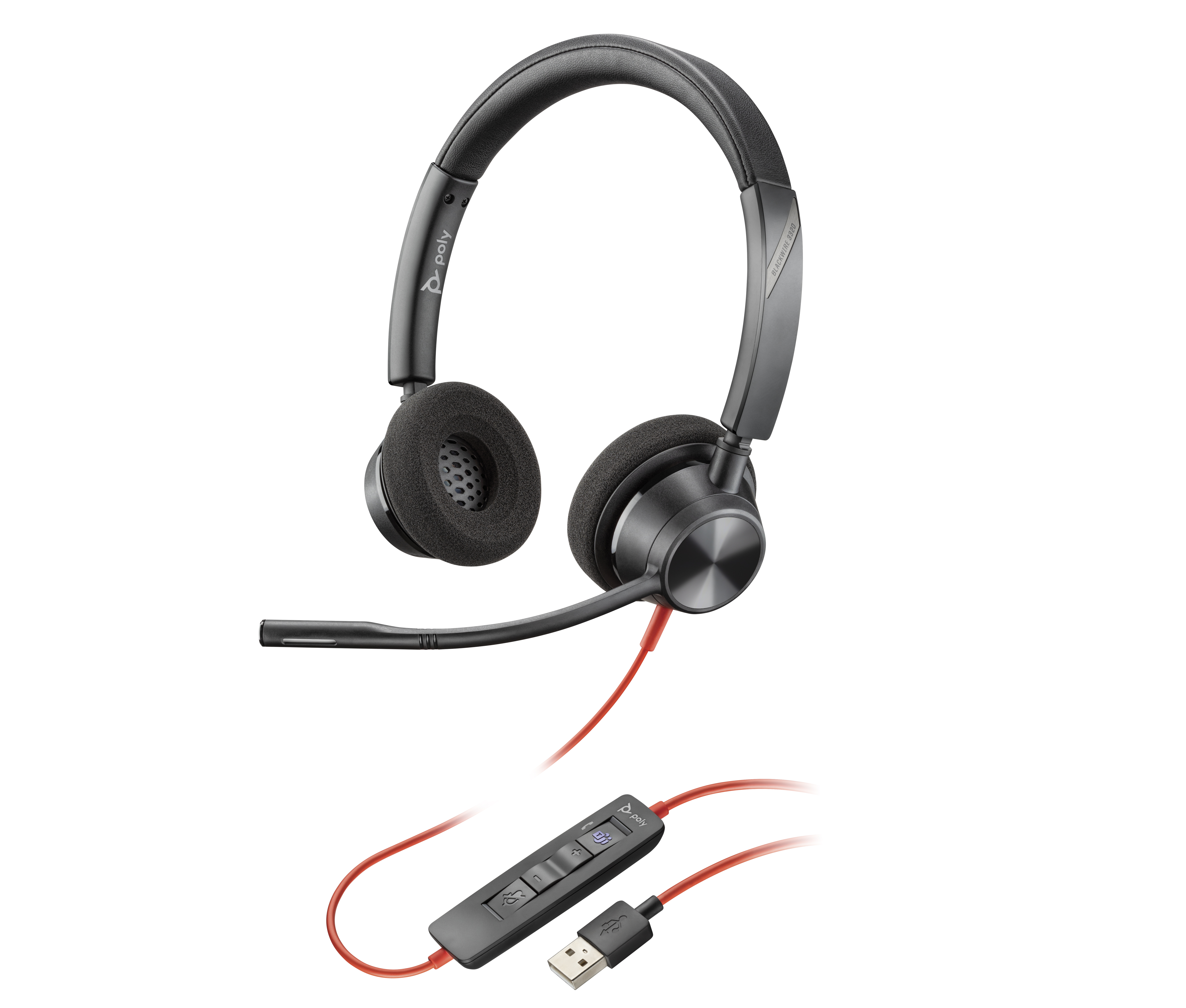 HP POLY BLACKWIRE 3320 MICROSOFTEAMS CERTIFIED USB-A HEADSET