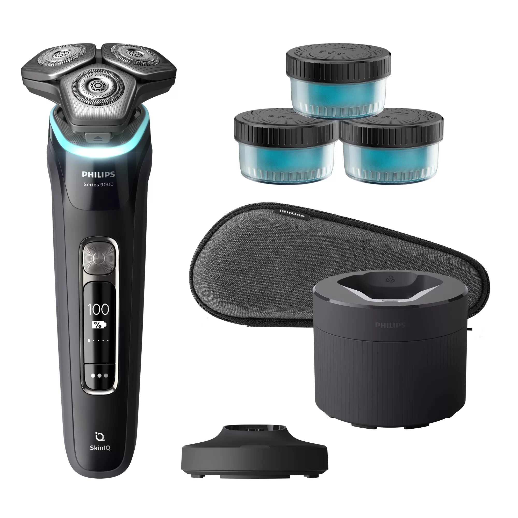 Philips SHAVER Series 9000 S9976/63 Wet & Dry electric shaver with SkinIQ – image 1