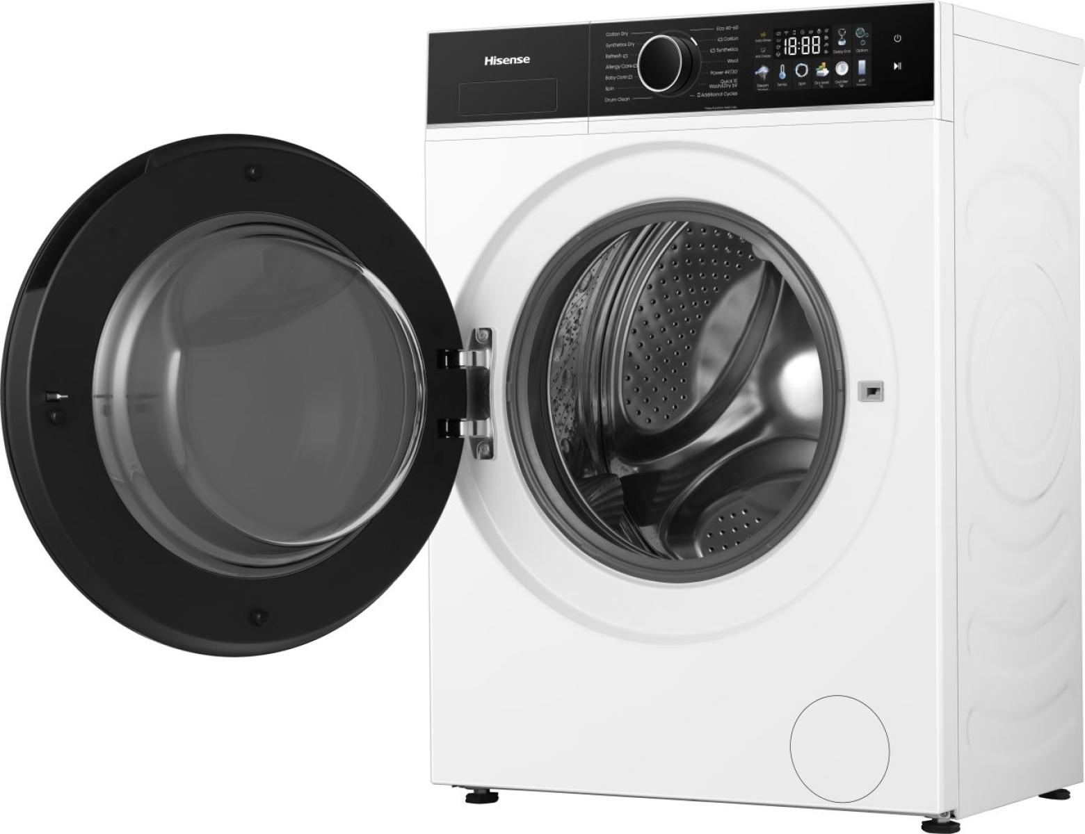 Hisense WD3I8043BWF2 washer dryer Freestanding Front-load White – image 7