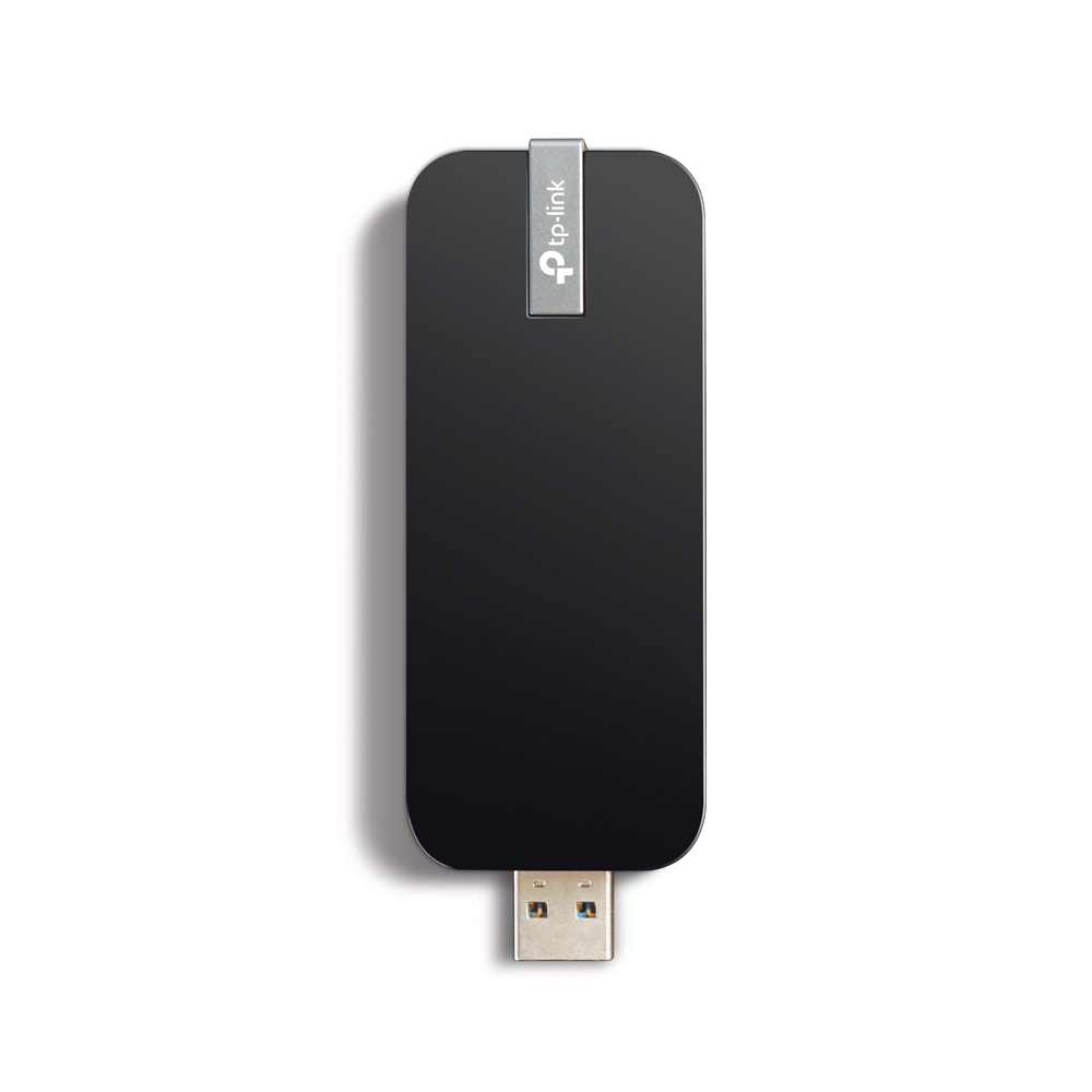 Adaptador de Wi-Fi USB-A Tp-Link Archer T4U, 2.4GHz 400Mbps/5GHz 867Mbps, Antenas de alto Alcance