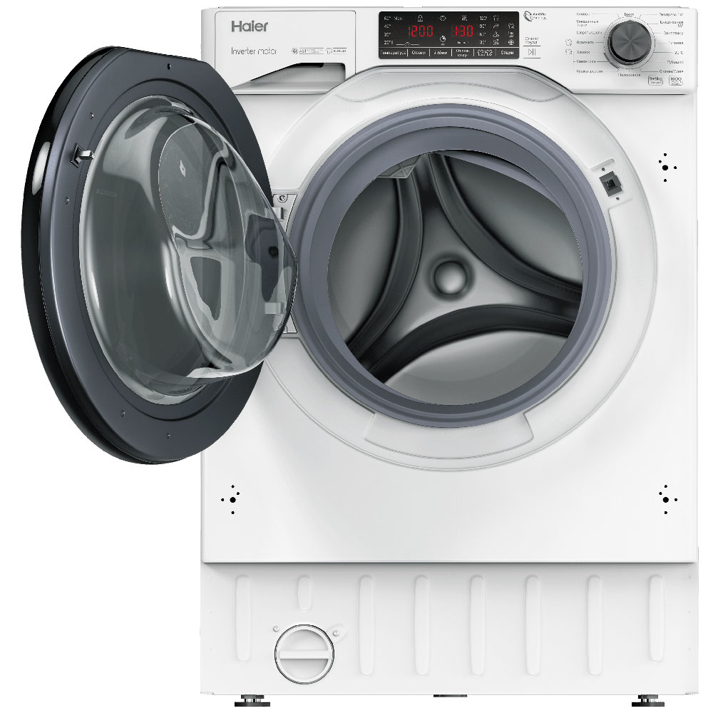 Haier HWDQ90B416FWB-RU washer dryer Built-in Front-load White – image 6