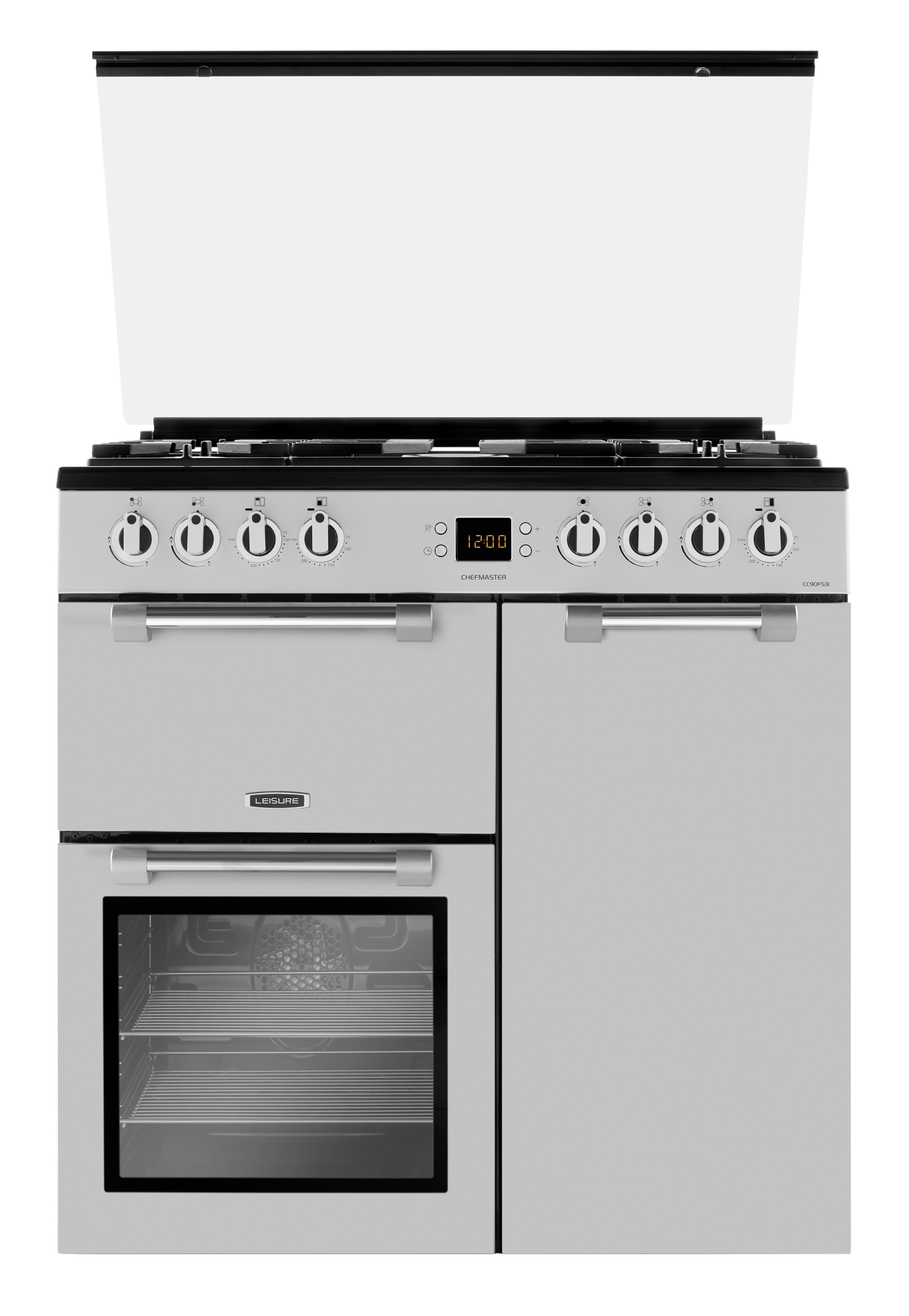 Leisure CC90F531S cooker Range cooker Electric Gas Silver – image 2