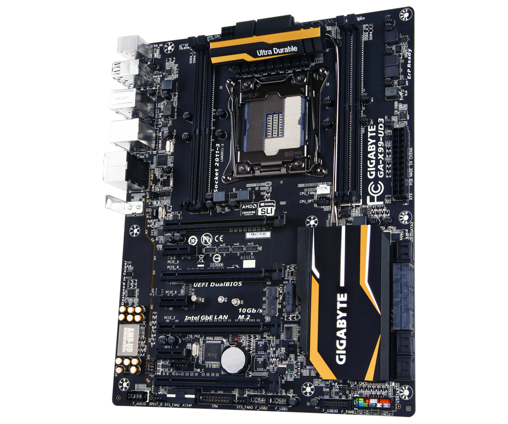 GIGABYTE GA-X99-UD3 motherboard Intel® X99 LGA 2011-v3 ATX – image 3