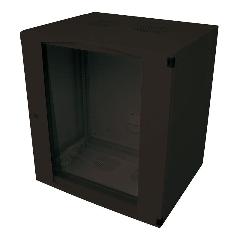 LogiLink W09F67B rack cabinet 9U Wall mounted rack Grey