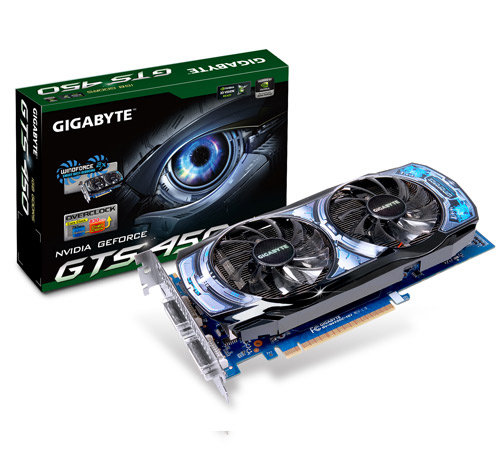 GIGABYTE GV-N450OC-1GI graphics card NVIDIA GeForce GTS 450