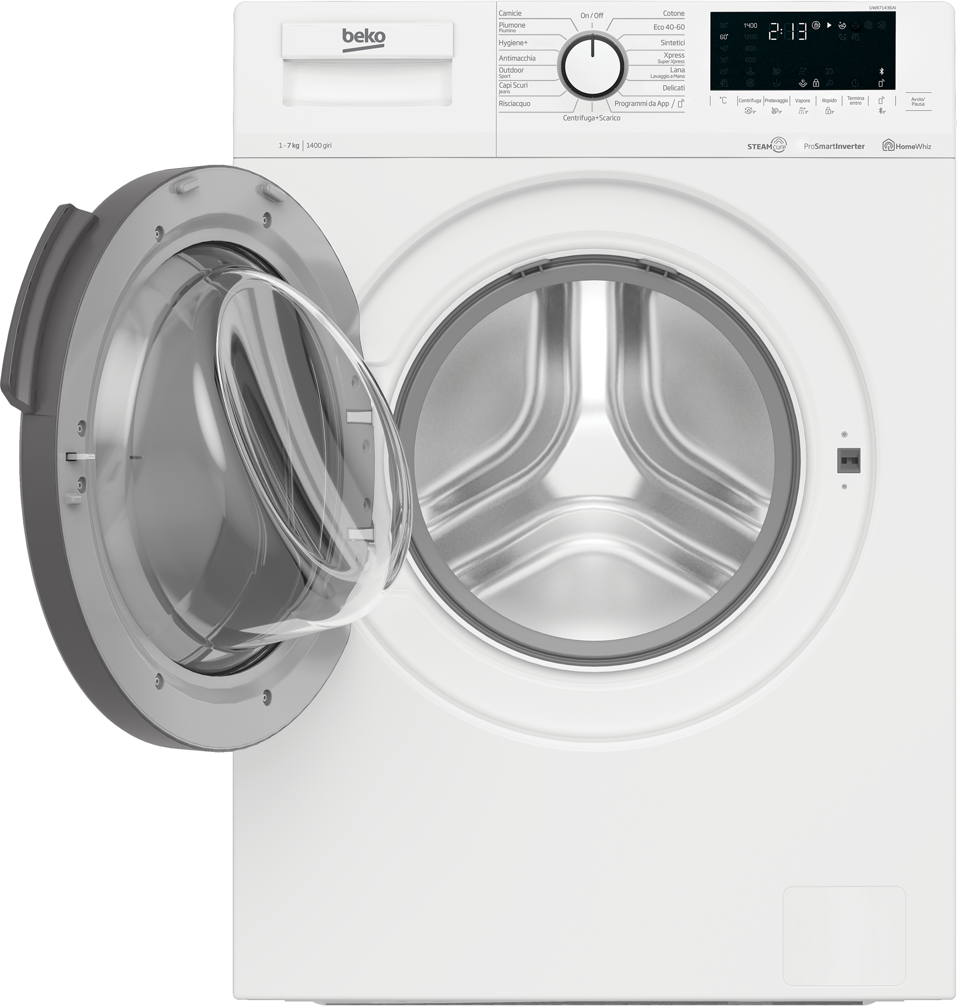 Beko UWR71436AI washing machine Front-load – image 3