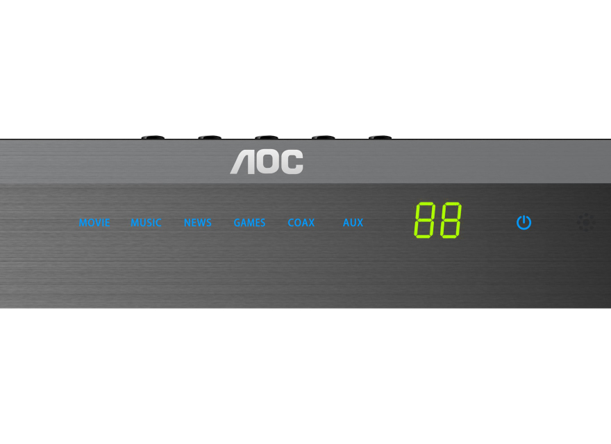 AOC ACC40SB soundbar speaker Black 2.0 channels – image 2