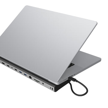 j5create JCD554 laptop dock/port replicator Wired USB4 Black, Grey – image 6