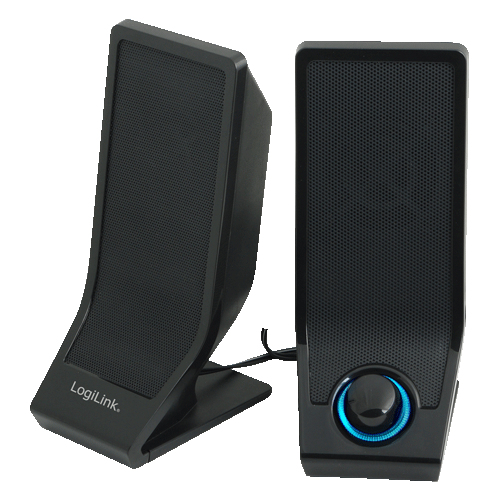 LogiLink SP0027 loudspeaker 1-way Black Wired