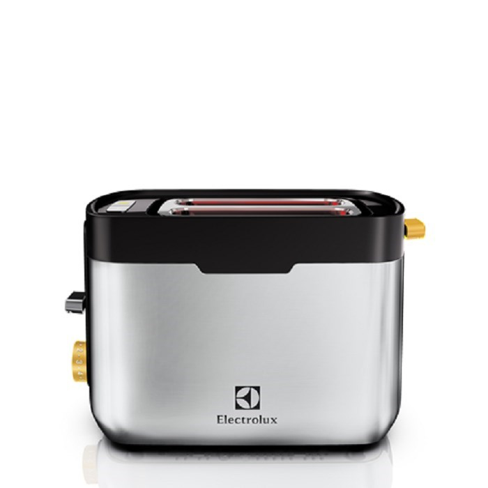 Electrolux ETS5604S toaster 8 2 slice(s) Black, Silver