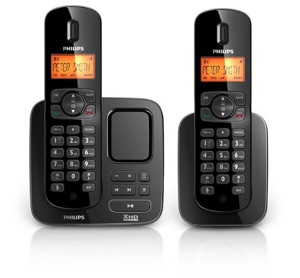 Philips Perfect sound CD1752B/38 telephone DECT telephone Caller ID Black