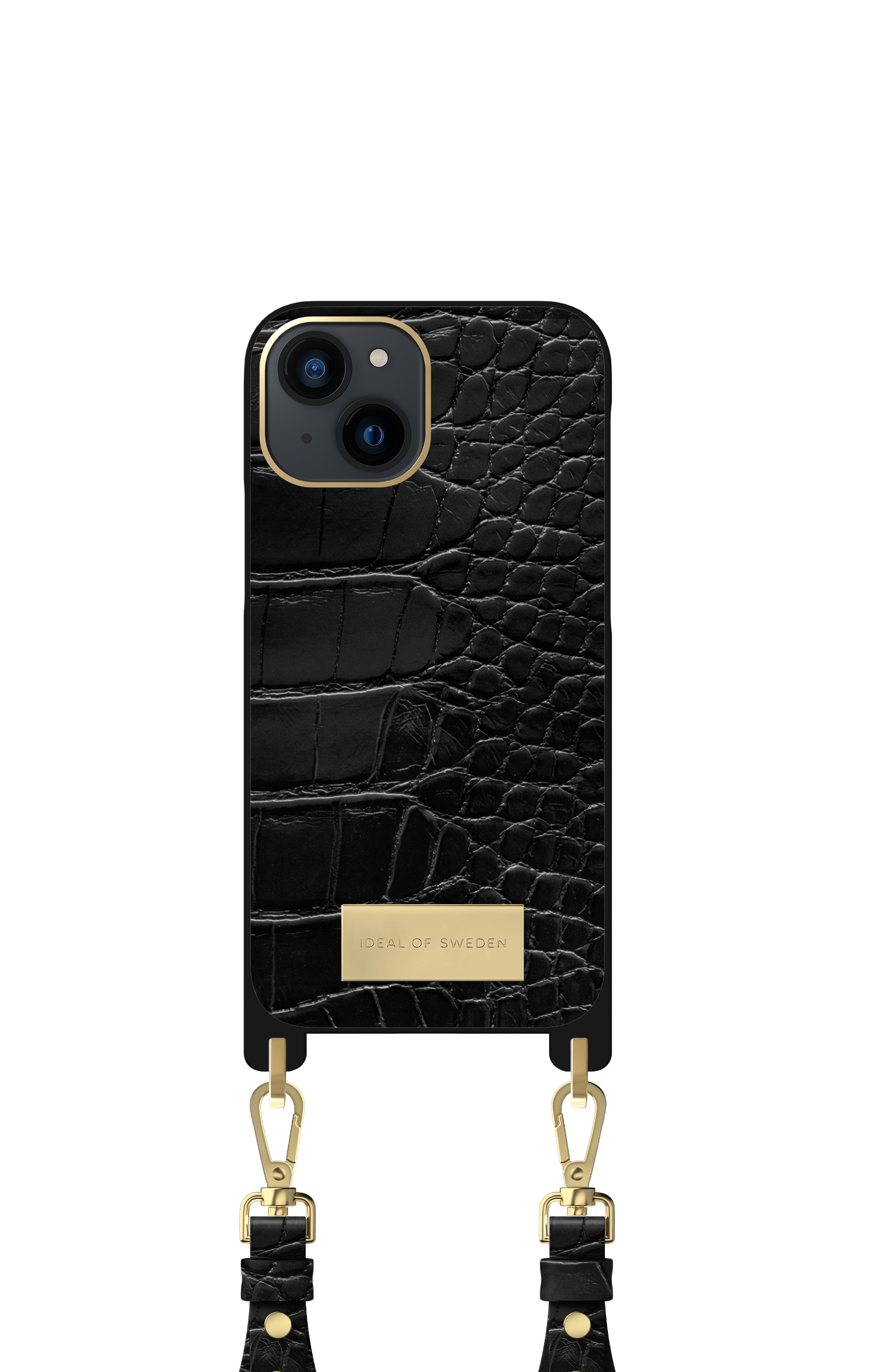 iDeal of Sweden Atelier Necklace iPhone 13 Mini Black Croco – image 4