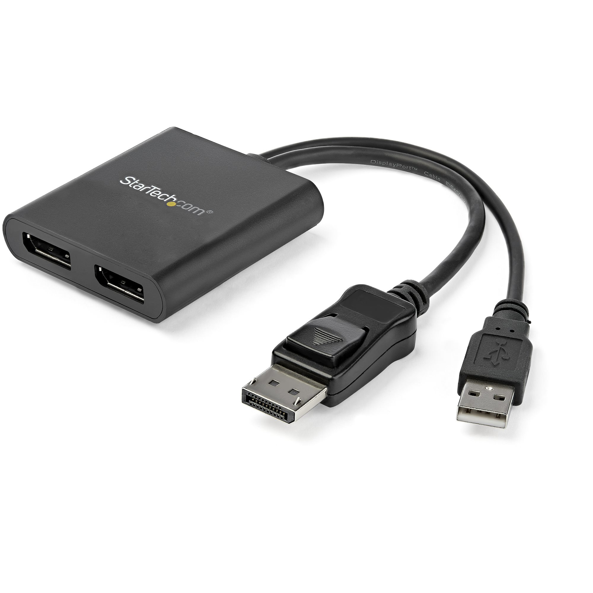 StarTech.com 2-Port Multi Monitor Adapter - DisplayPort 1.2 MST Hub - Dual 4K