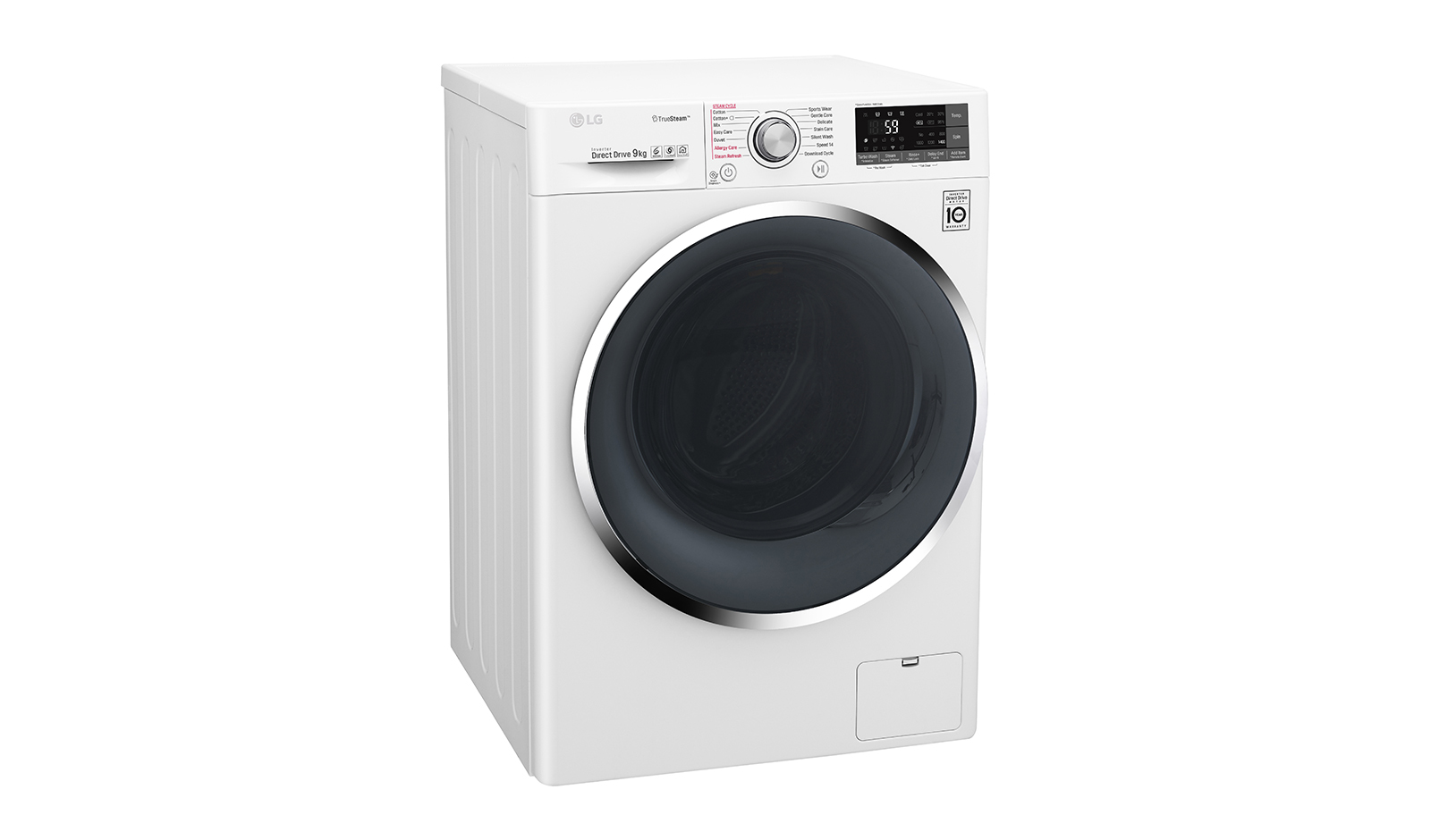 LG F4J8VSP2W washer dryer Freestanding Front-load White – image 1