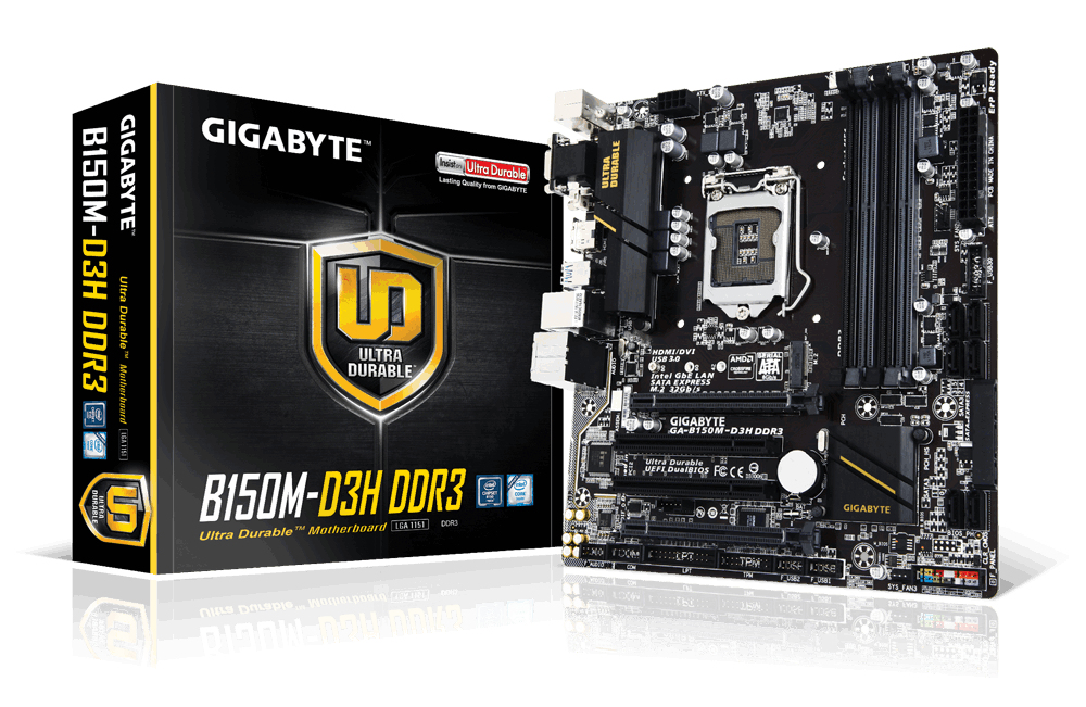GIGABYTE GA-B150M-D3H DDR3