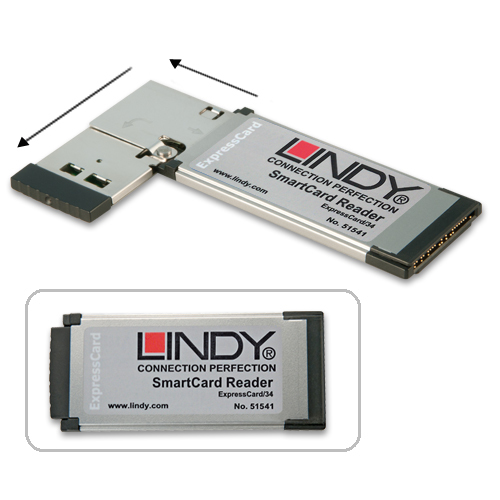 Lindy ExpressCard Smart Card Reader