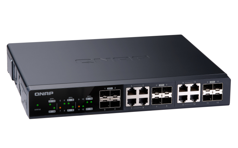 QNAP QSW-M1208-8C network switch Managed L2 Black – image 8