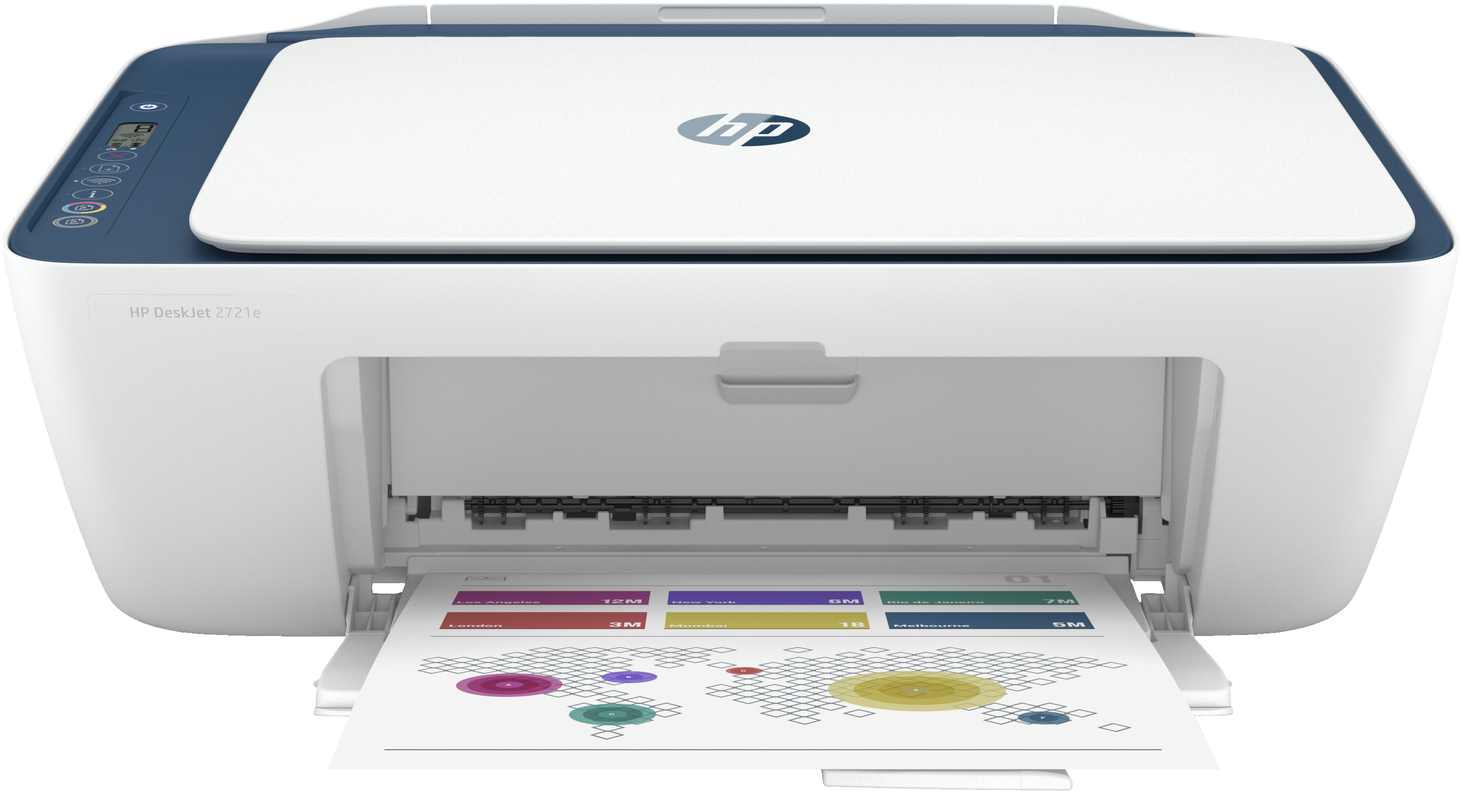 HP Stampante multifunzione DeskJet 2721e