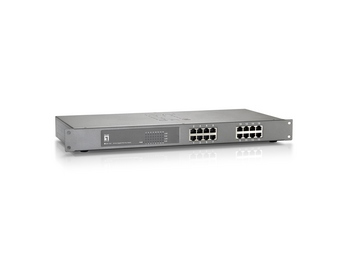 LevelOne 16-Port Gigabit PoE-Plus Switch, 240W – image 2