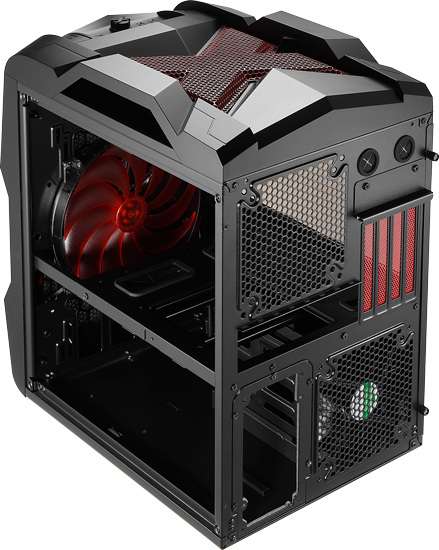 Aerocool Gehäuse Cube Black, Red – image 5