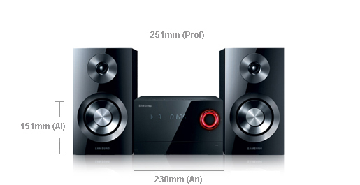 Samsung MM-C330 home audio system – image 2