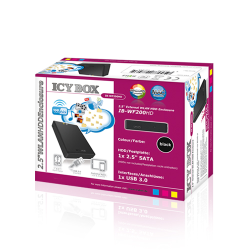 ICY BOX IB-WF200HD Black Wi-Fi – image 4