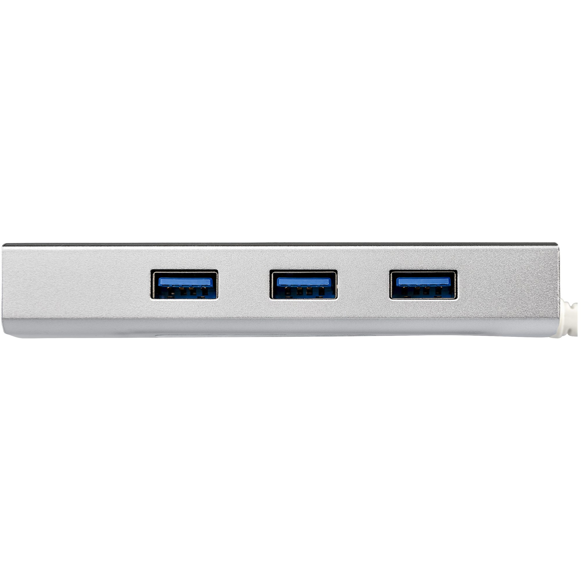 StarTech.com 3-Port USB Hub with Ethernet, USB-A Ports, Gigabit Ethernet/GbE, USB 5Gbps, Rugged Design, Bus-Powered, Portable Laptop USB 3.0 Hub – image 5