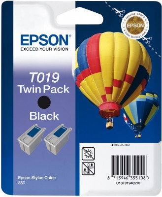 Epson Twinpack Black T019 – image 2