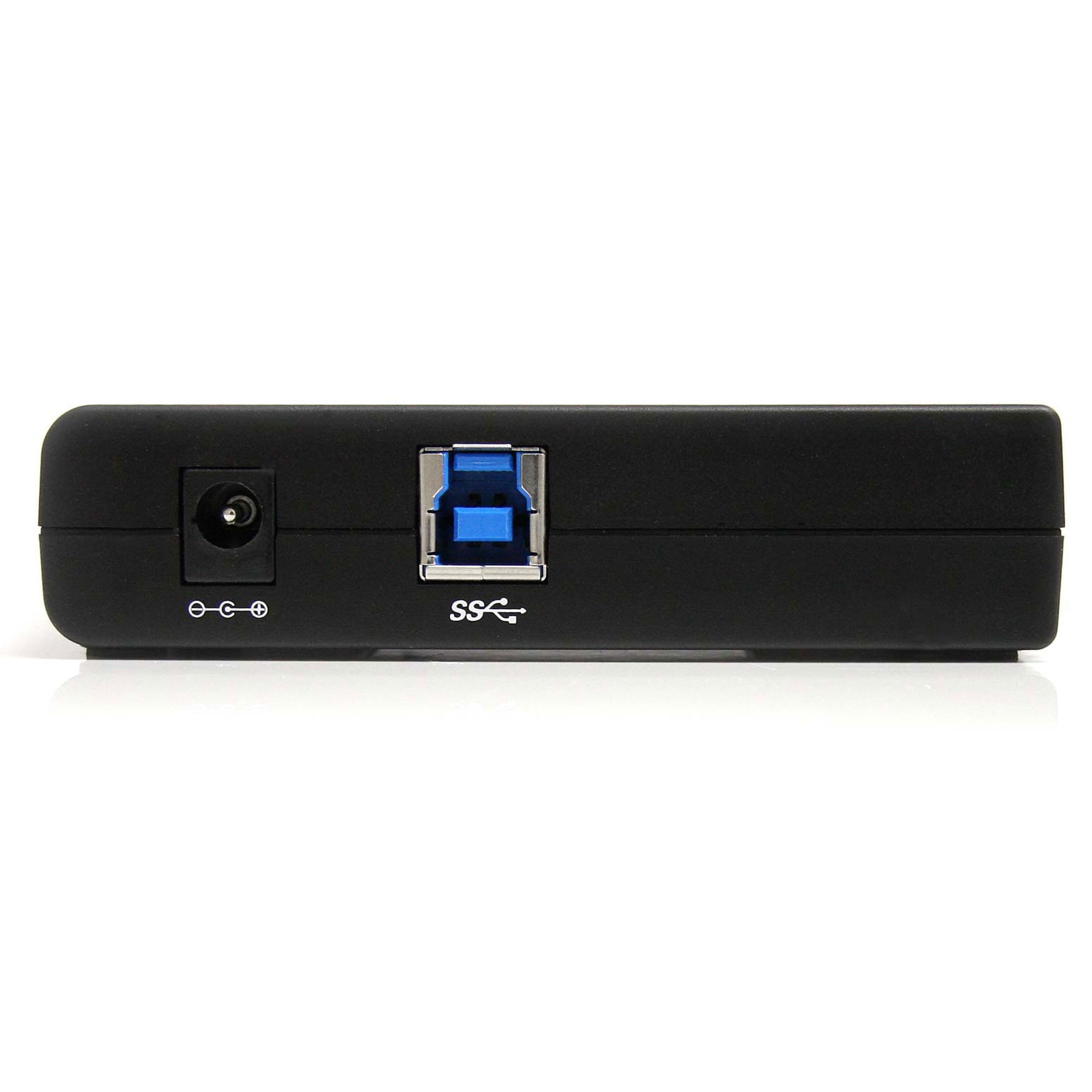 StarTech.com 4 Port Black SuperSpeed USB 3.0 Hub - 5Gbps – image 3