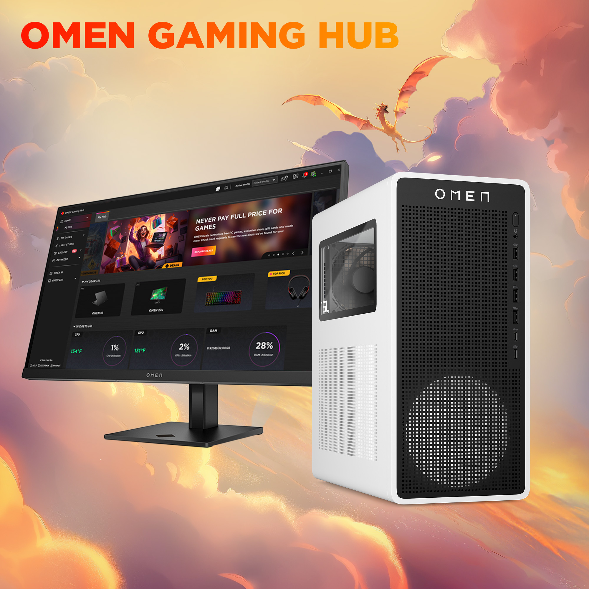 HP OMEN 16L Gaming Desktop TG03-0060m PC – image 4