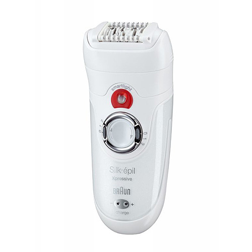 Braun 7681 epilator 40 tweezers Silver, White – image 1