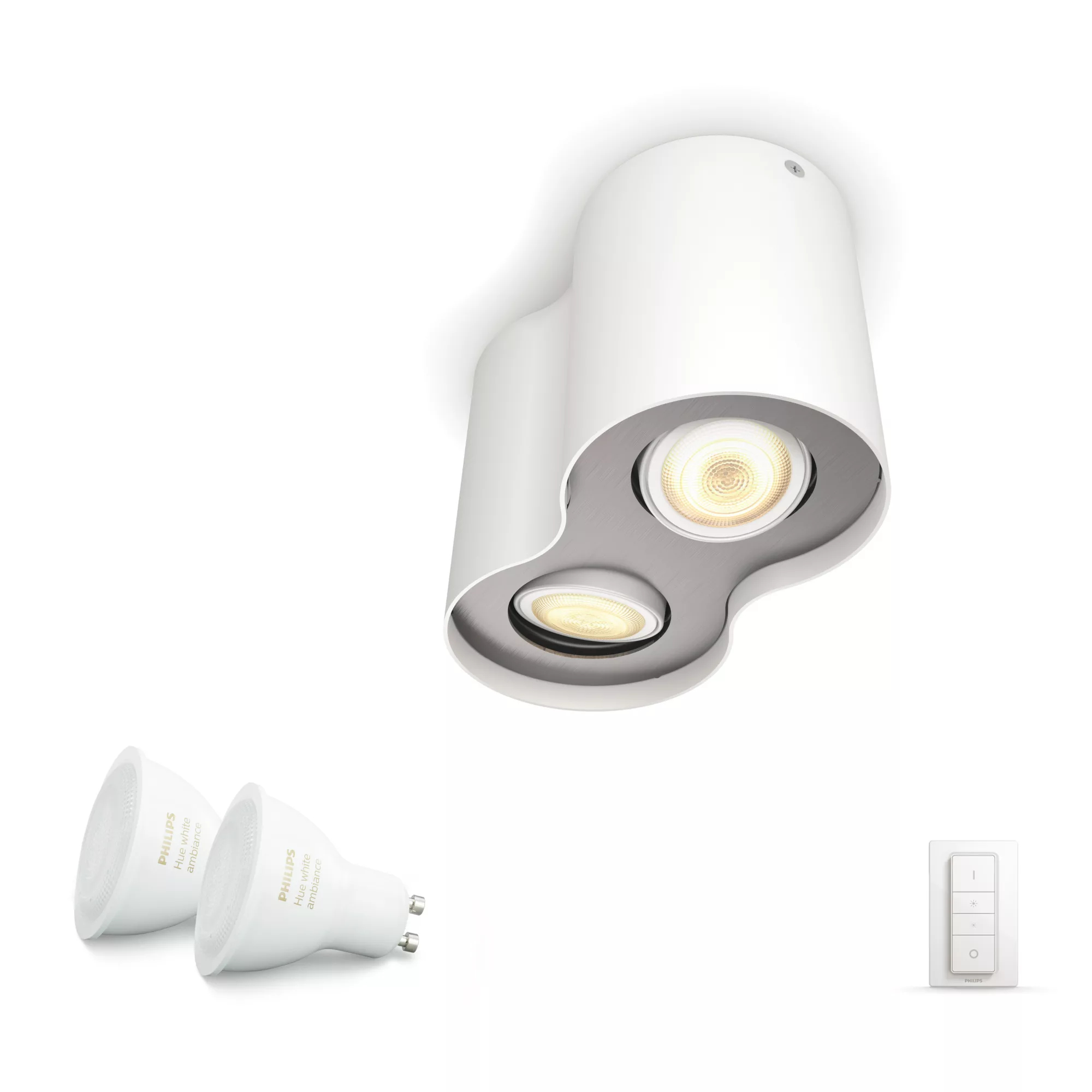 Philips by Signify Philips Hue White ambience Pillar double spotlight – image 2