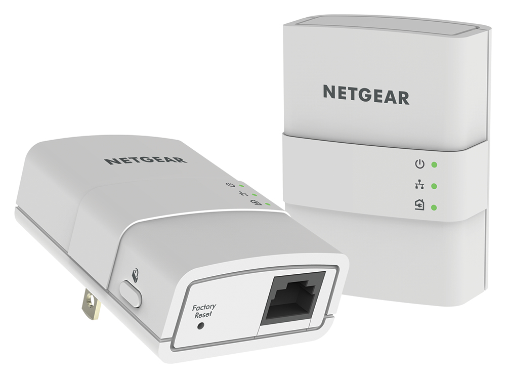 NETGEAR XAVB5221-100PAS PowerLine network adapter 500 Mbit/s Ethernet LAN White 2 pc(s) – image 1