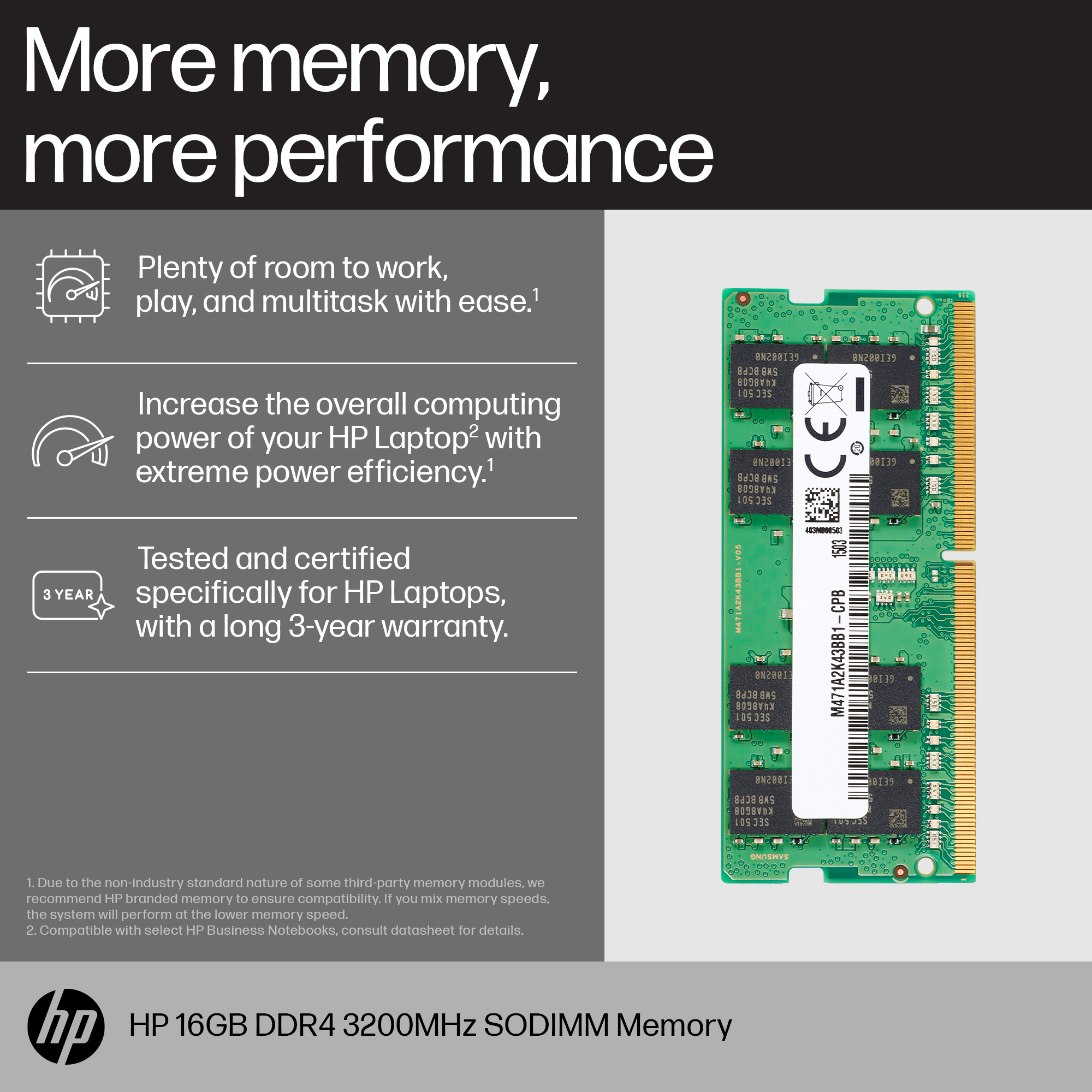 HP 8GB DDR4 3200 SODIMM Memory – image 5