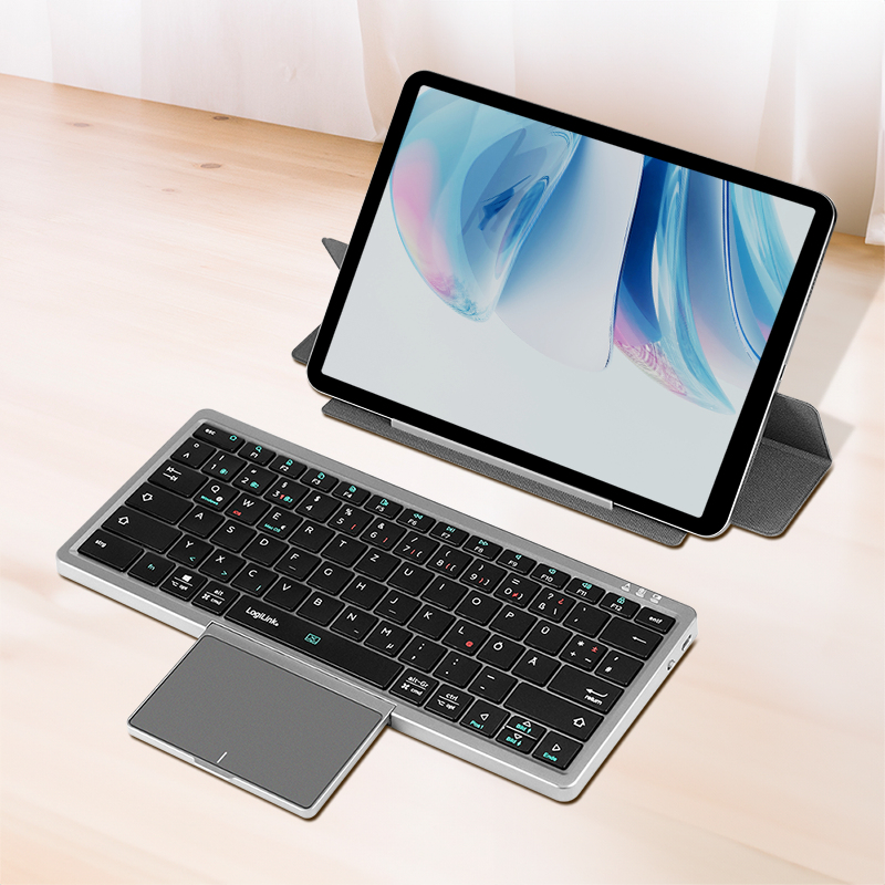 LogiLink ID0214 keyboard Home/Office Bluetooth QWERTZ German Grey – image 7