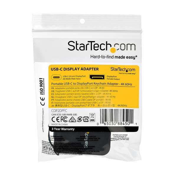 StarTech.com Compact USB C to DisplayPort 1.4 Adapter - 8K – image 8