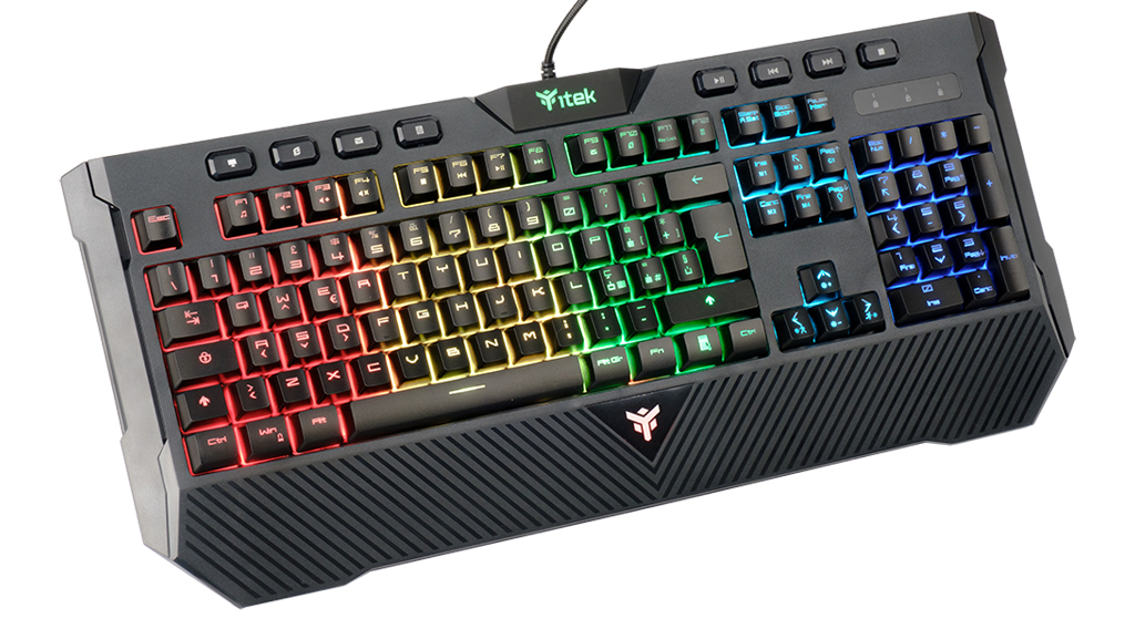 itek Q11 keyboard Gaming USB Italian Black – image 3