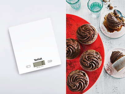 Tefal BC5304 White Countertop Rectangle Electronic kitchen scale – image 3