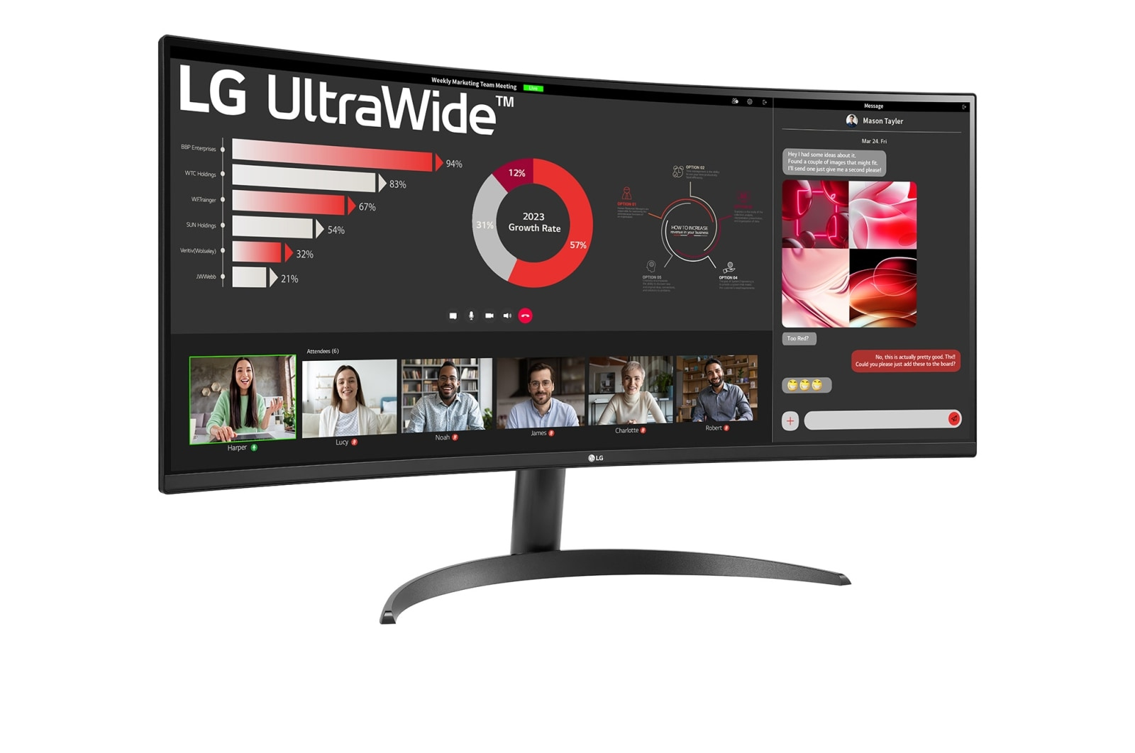 LG 34WR50QC-B.AEU computer monitor – image 3