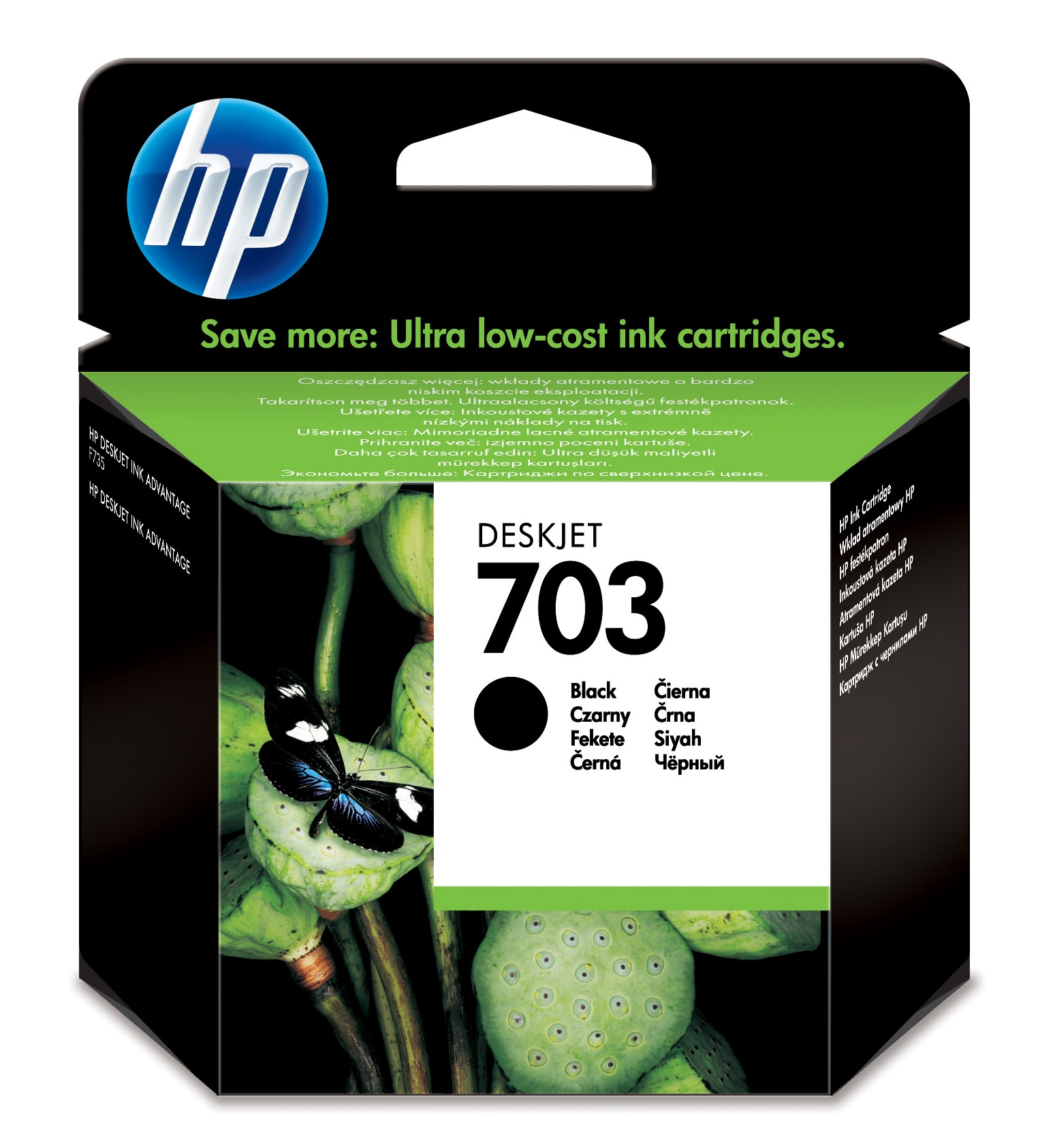 HP 703 Black Original Ink Advantage Cartridge