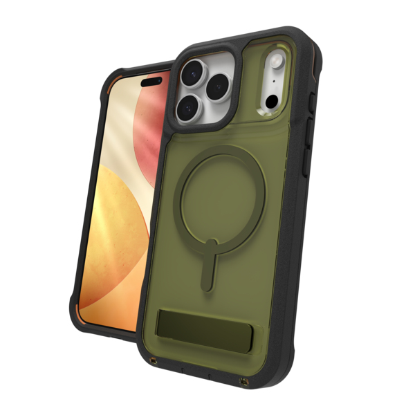 ZAGG Rainier Snap Kickstand coque de protection pour téléphones portables 17,5 cm (6.9") Housse Vert