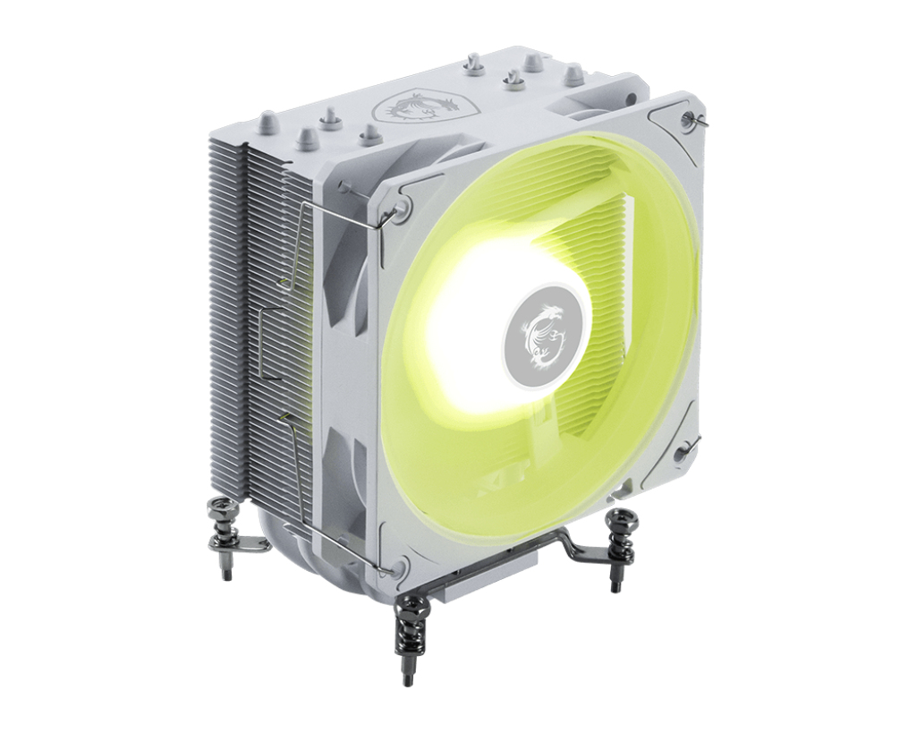 Disipador de Aire MSI MAG COREFROZR AA13, 1 Torre 1 Ventialdor 120mm ARGB, Color Blanco
