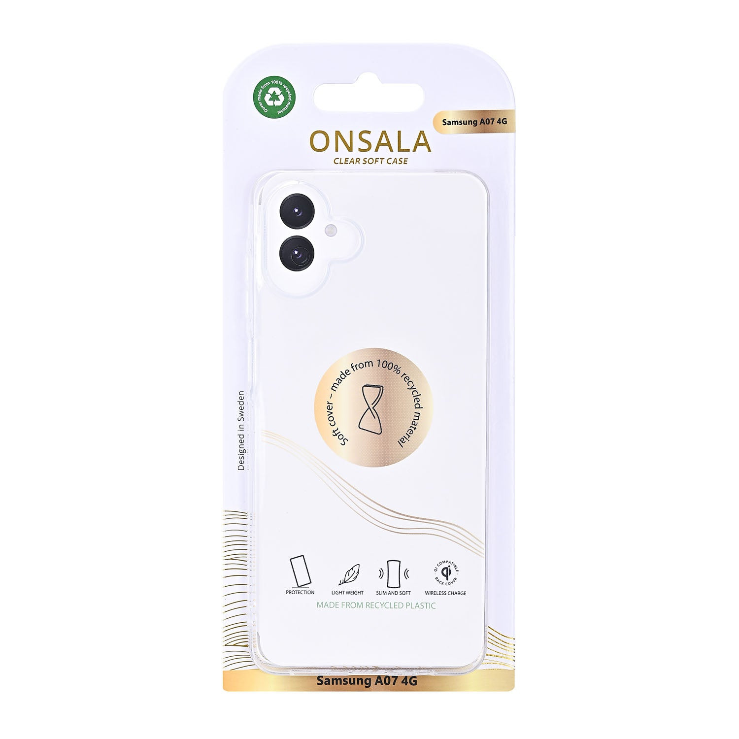 Onsala Phone Case Recycled TPU Transparent - Samsung Galaxy A07 – image 2