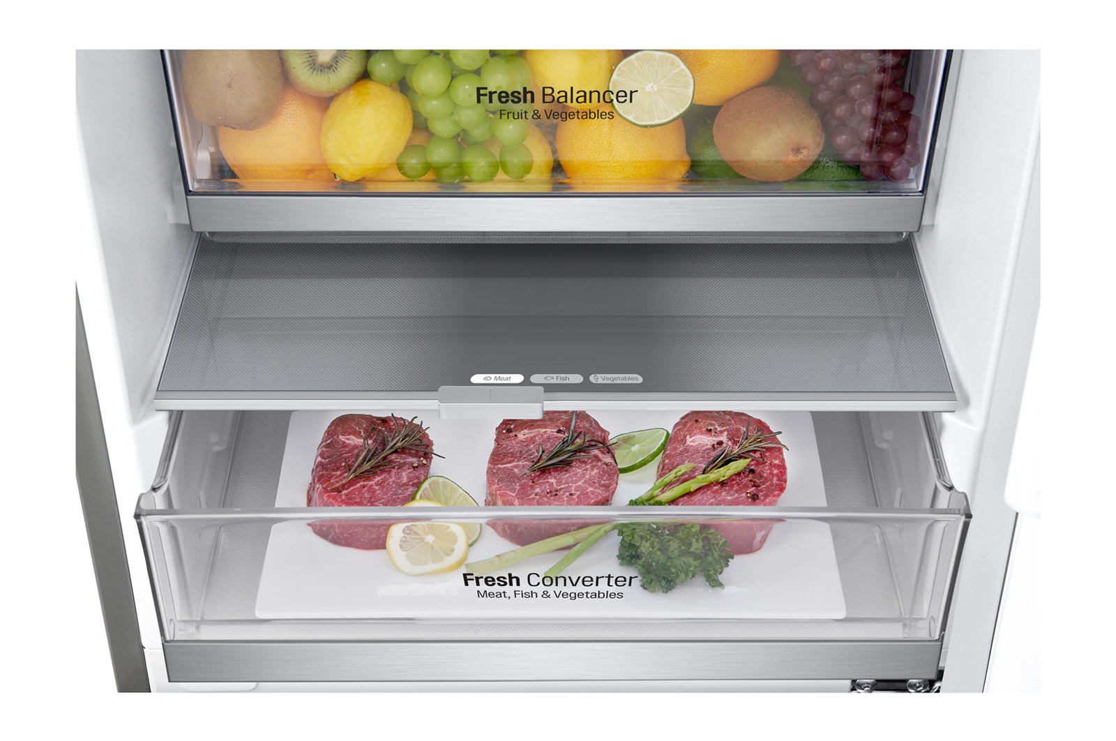 LG GBB72SAVXN fridge-freezer Freestanding – image 5