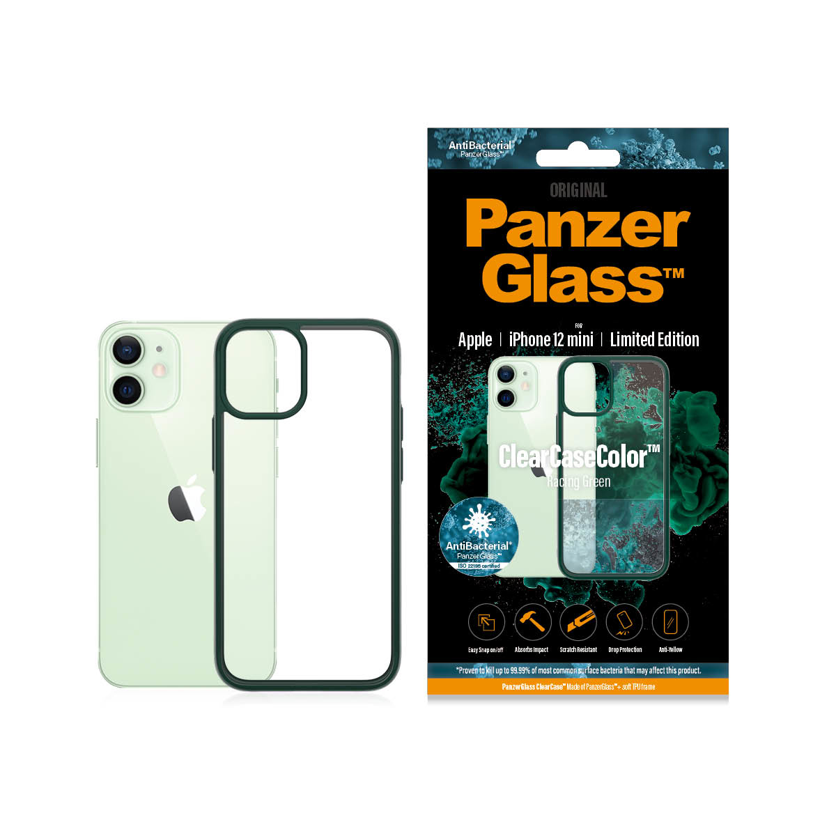 PanzerGlass ® ClearCaseColor™ iPhone 12 mini - Racing Green Limited Edition – image 4
