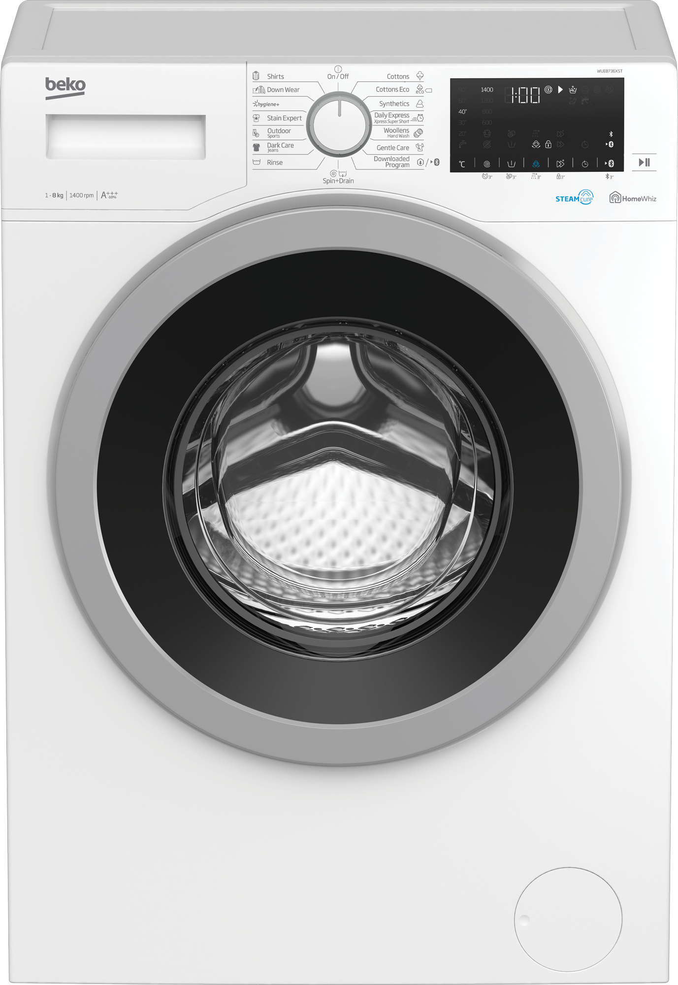 Beko WUE8736XST washing machine Front-load
