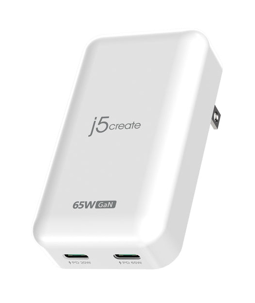 j5create JUP2465 mobile device charger Universal White AC Fast charging Indoor