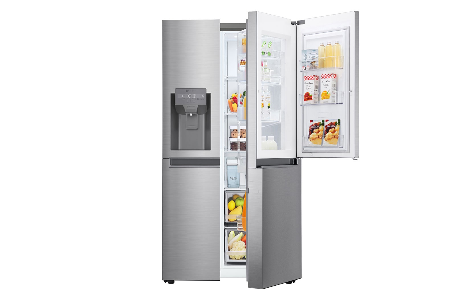 LG GSJV31PZXF side-by-side refrigerator Freestanding – image 4